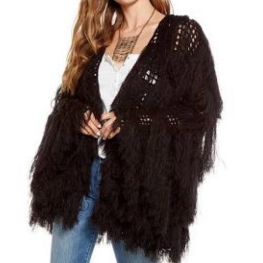 NWT*Chaser Ombre Tassel yarn cardigan